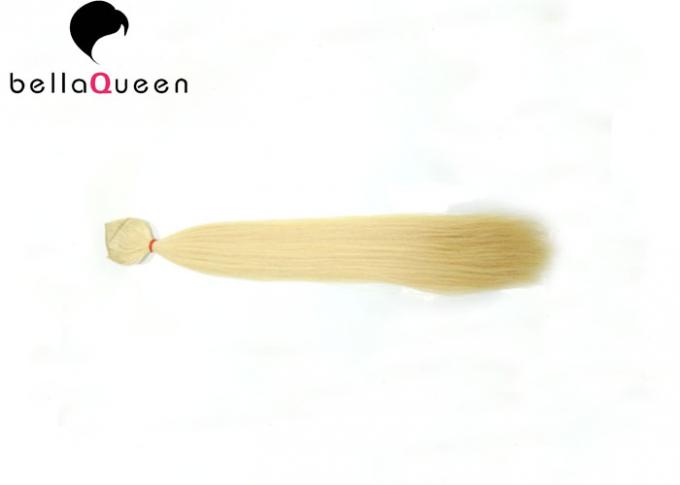 Ευθύς 100g 613 χρυσός ξανθός συνδετήρας στην επέκταση ανθρώπινα μαλλιών με το καθαρό χρώμα