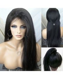 Κίνα Ο ευθύς φυσικός Μαύρος 100% μπροστινή περούκα 180% δαντελλών ανθρώπινα μαλλιών της Virgin ασφαλίστρου πυκνότητα με τις δέσμες προμηθευτής