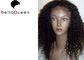 Σγουρές περούκες ανθρώπινα μαλλιών δαντελλών της Virgin πλήρεις για την ύφανση τρίχας μαύρων γυναικών προμηθευτής