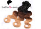 Βραζιλιάνα ανθρώπινα μαλλιά 10-32 της Virgin κυμάτων σώματος Ombre» για τις μαύρες γυναίκες προμηθευτής