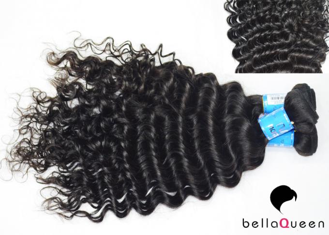 1B 100g ινδικά βαθιά ευθέα ανθρώπινα μαλλιά OEM/ODM BellaQueen κυμάτων