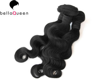 Κίνα Φυσική μαύρη ύφανση τρίχας κυμάτων σώματος επεκτάσεων ανθρώπινα μαλλιών της Virgin τρίχας 6A Remy προμηθευτής