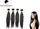 Μαλακά φυσικά μαύρα ευθέα ελεύθερα ανθρώπινα μαλλιά Weft 95-105g σύγχυσης προμηθευτής