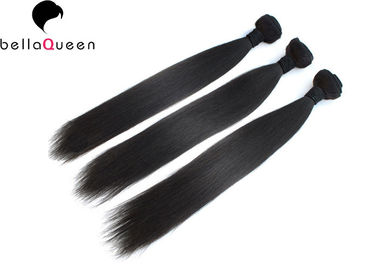 Βαθμός επέκταση ανθρώπινα μαλλιών 6A Virgin Remy για τις μαύρες γυναίκες, ευθέα ανθρώπινα μαλλιά
